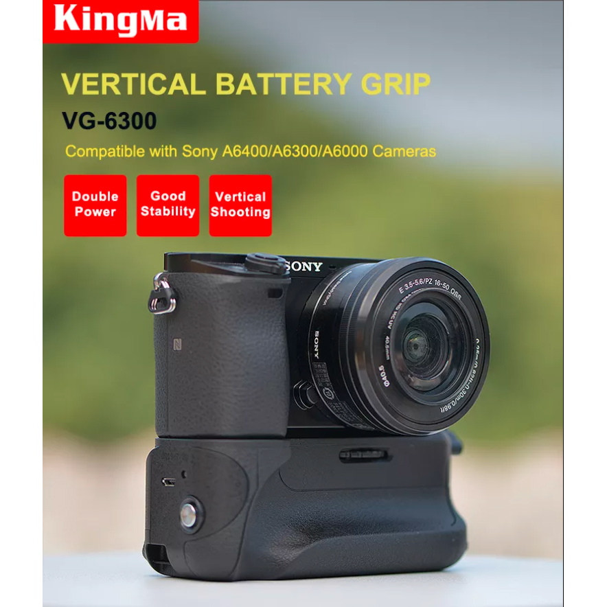 Kingma VG-6300 battery grip za Sony a6000/a6300/a6400 (prva klasa) - 8